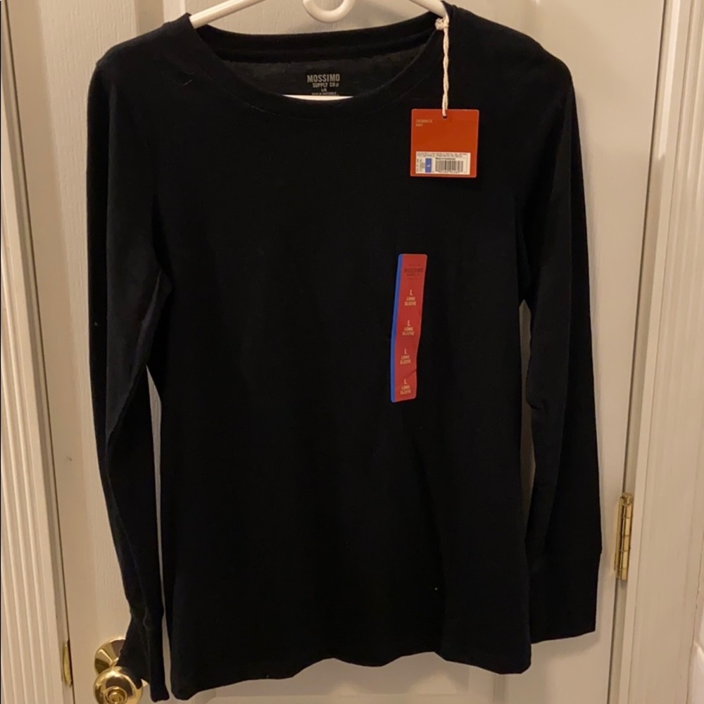 NWT Mossimo black long sleeve shirt